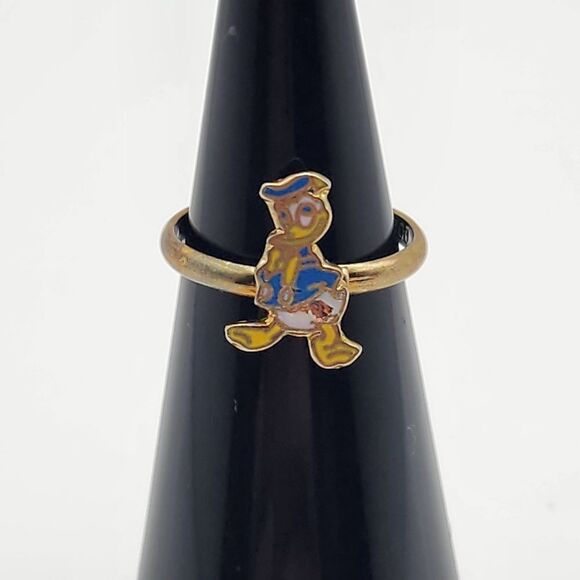 Vintage Disney Donald Duck Adjustable Ring - Picture 1 of 7